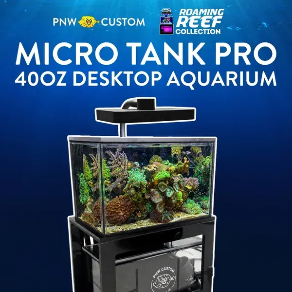 Micro Reef-Ready Tank PRO | 40oz Desktop Aquarium